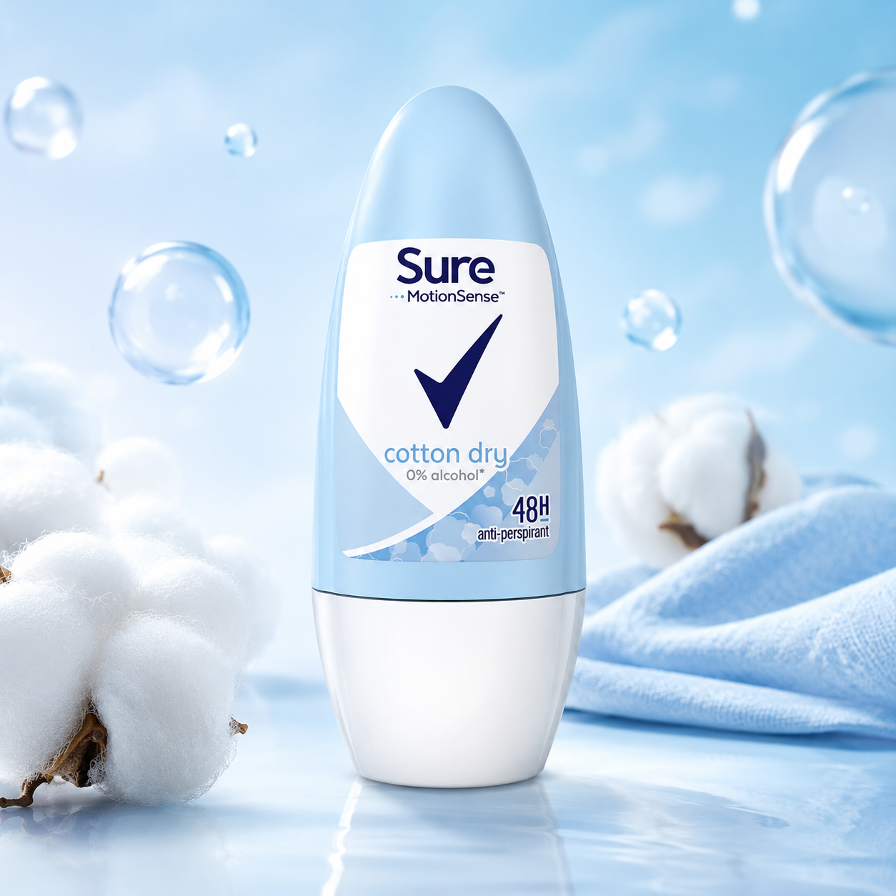 Sure Cotton Fresh Fresh Cotton Fresh Roll on Deodorant 6pk x 50ml