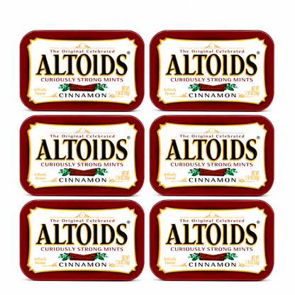 Altoids Curiously Strong Mints Cinnamon Per Tin 6 Tin 1.76oz