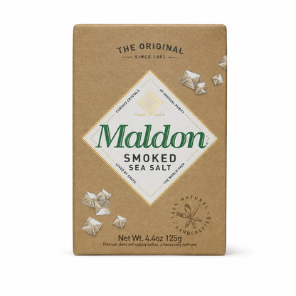 Maldon Salt Smoked Sea Salt Flakes 4.4 oz Natural Gently 125 g