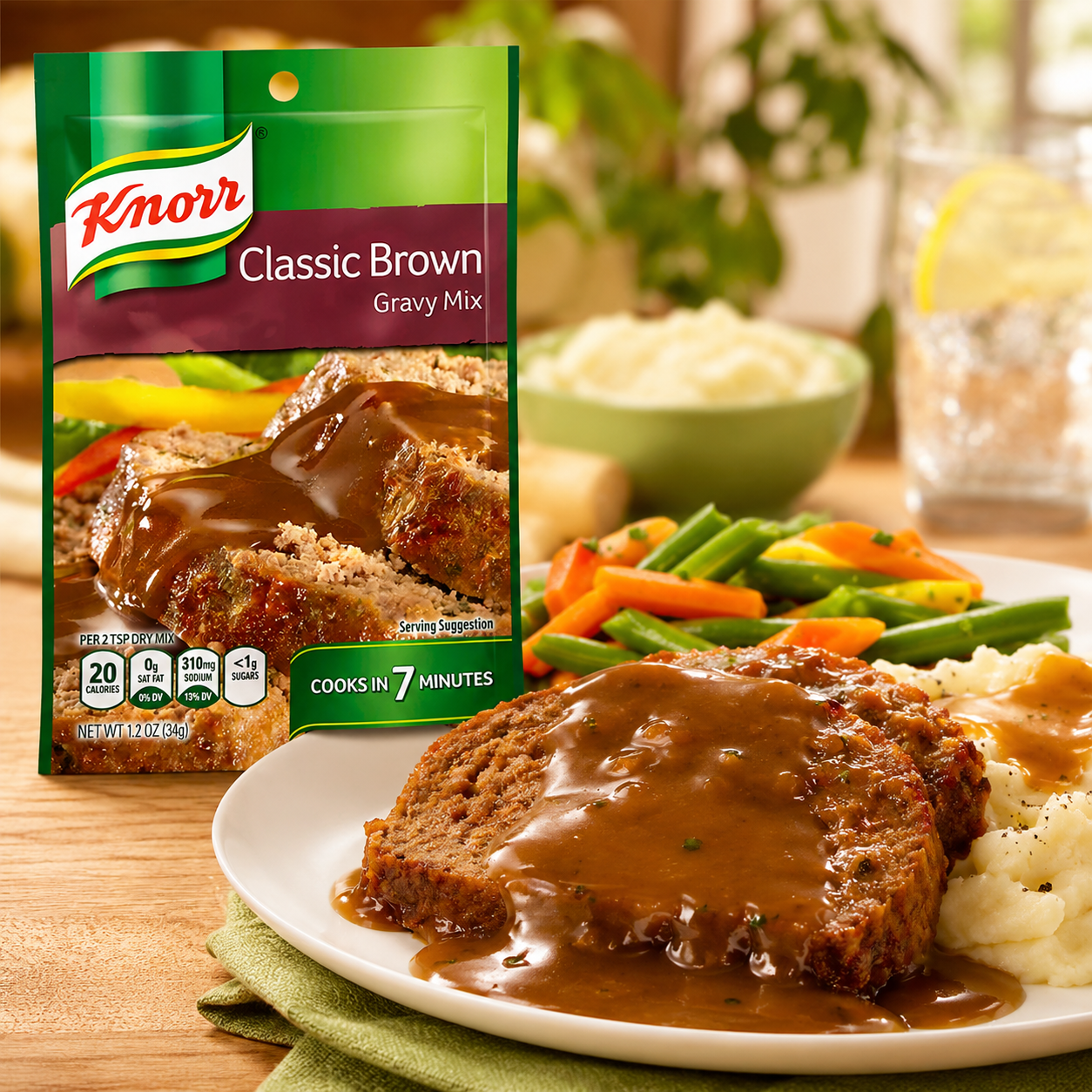 Knorr Gravy MixClassic Brown 12x1. 2Oz