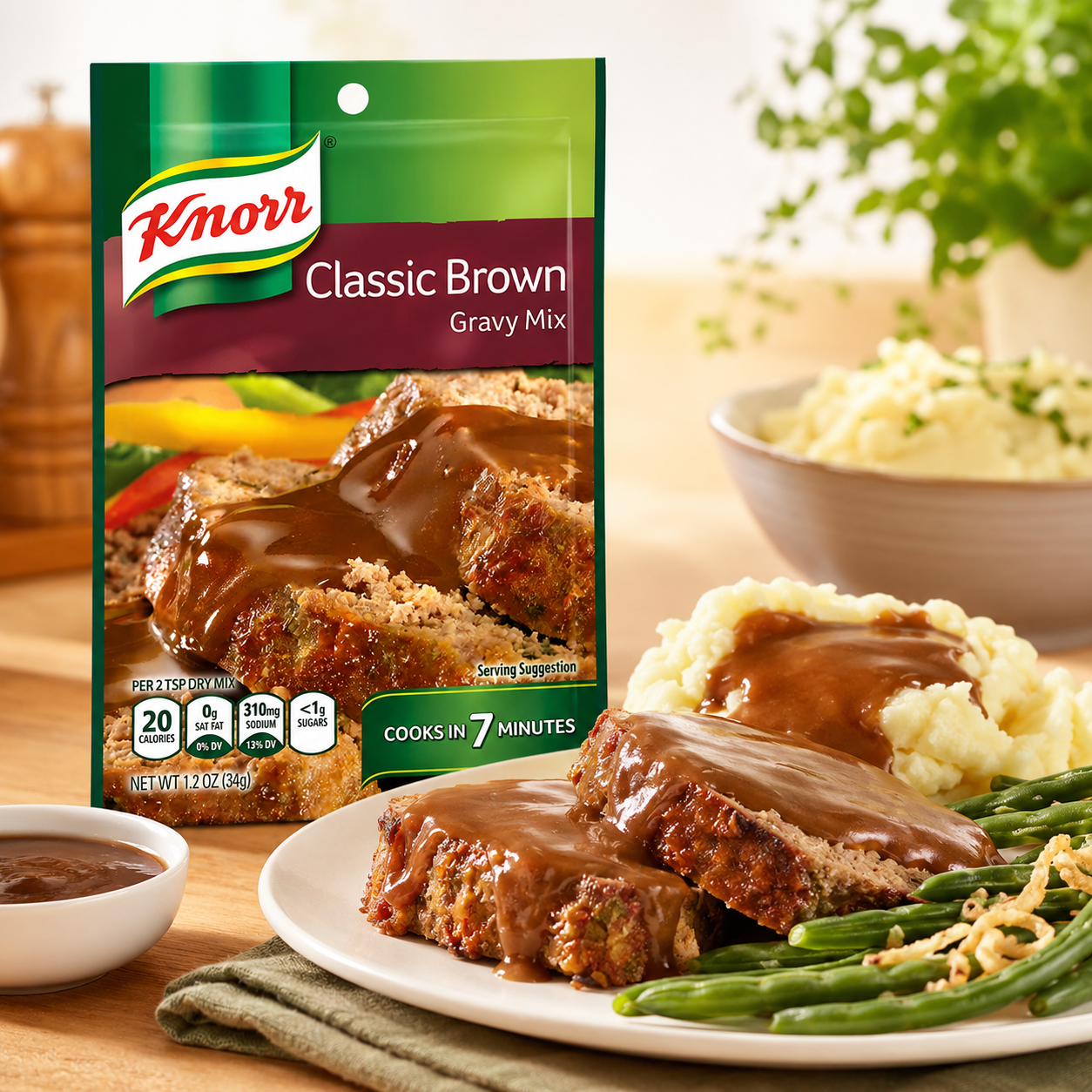 Knorr Gravy MixClassic Brown 12x1. 2Oz