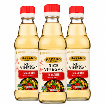 Nakano Rice Vinegar Seasoned Original 3PC 12 fl oz