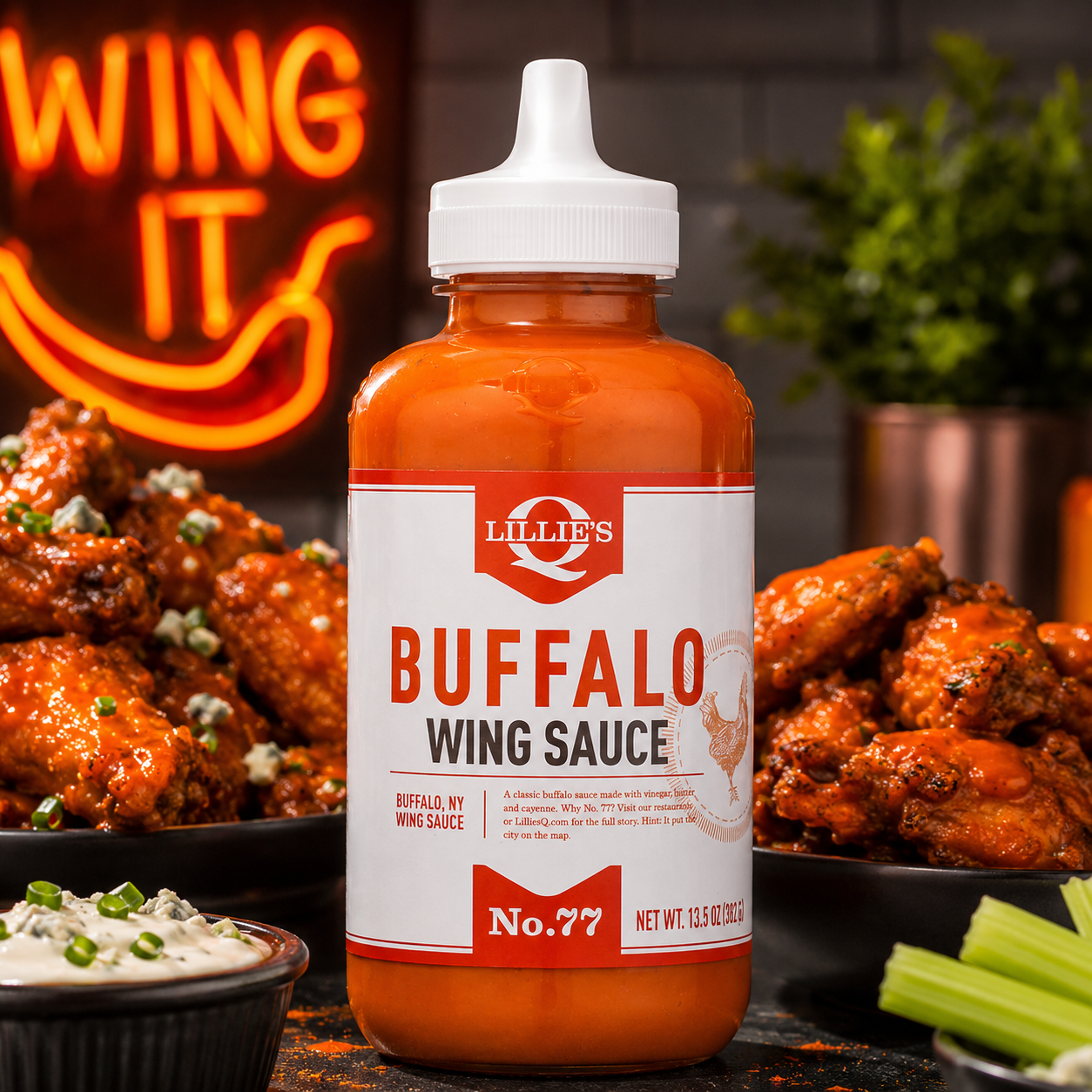 Lillies Q Buffalo Wing Sauce 13.5 OZ