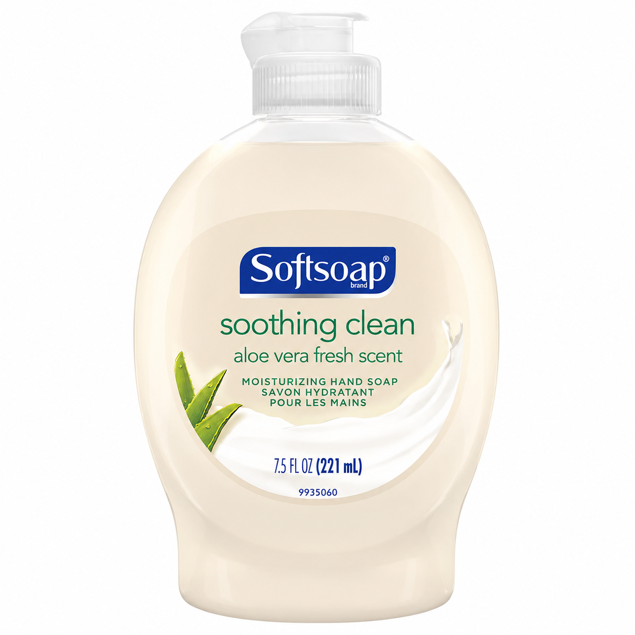 Softsoap Aloe Vera Fresh Liquid Hand Soap with Flip Top Cap Soothing 7.5 Fl. Oz