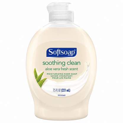 Softsoap Aloe Vera Fresh Liquid Hand Soap with Flip Top Cap Soothing 7.5 Fl. Oz