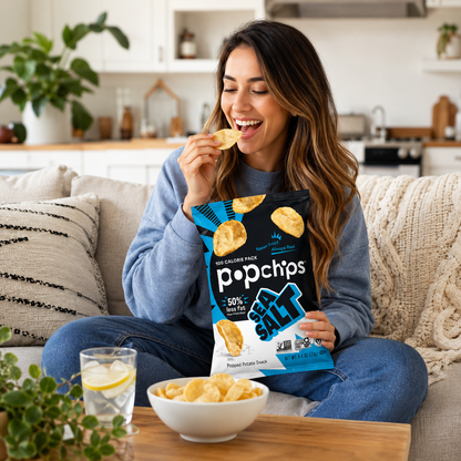Popchips Sea Salt Potato Chips Single Serve 0.8 oz