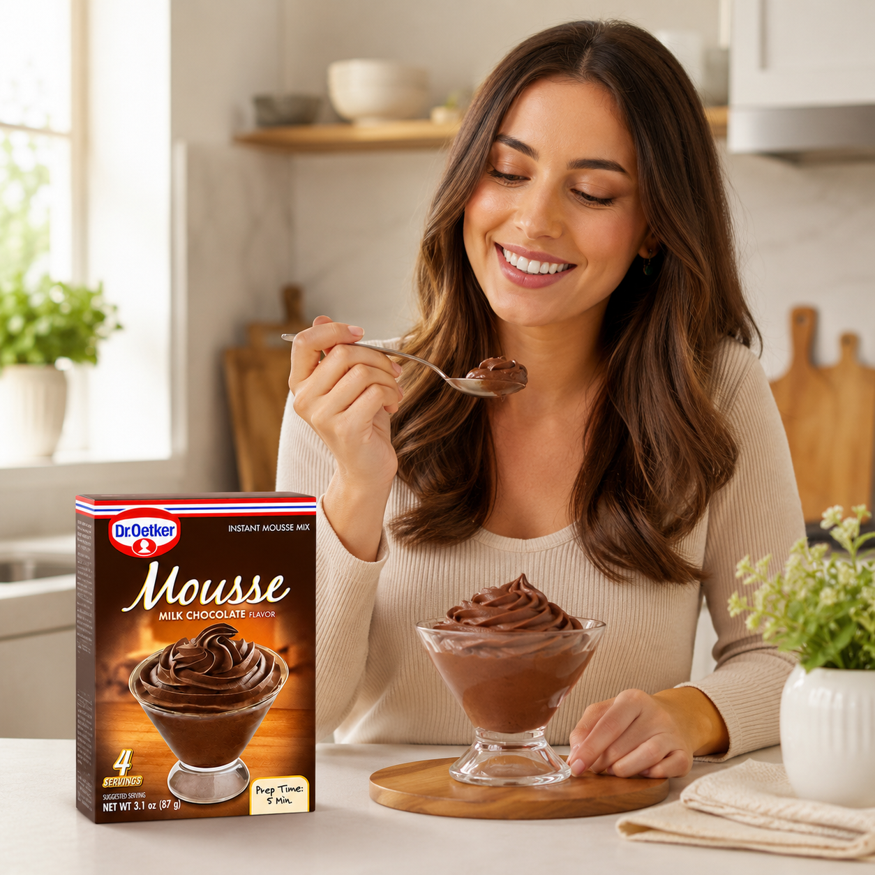 Dr. Oetker Milk Chocolate Mousse 3.1 oz