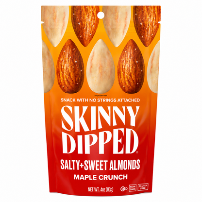 Skinny Dipped Almonds Maple Crunch Almonds 4 Ounce