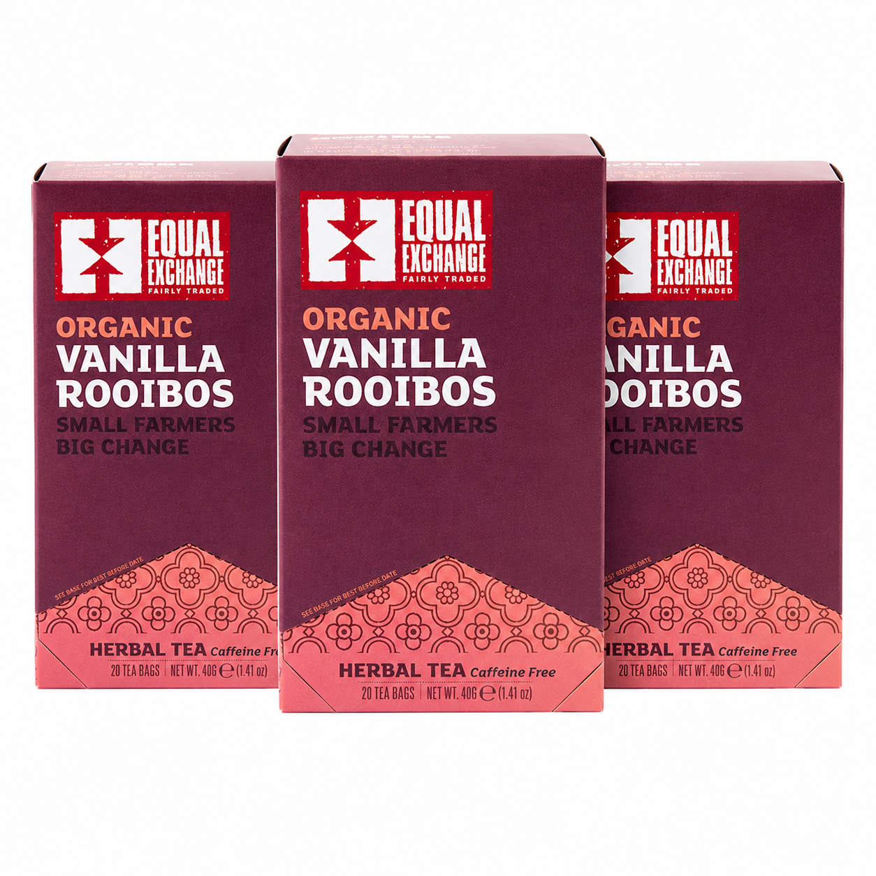 Equal Exchange Vanilla Rooibos Vanilla Organic Vanilla Rooibos Tea 20 Count