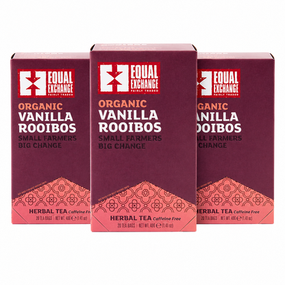 Equal Exchange Vanilla Rooibos Vanilla Organic Vanilla Rooibos Tea 20 Count