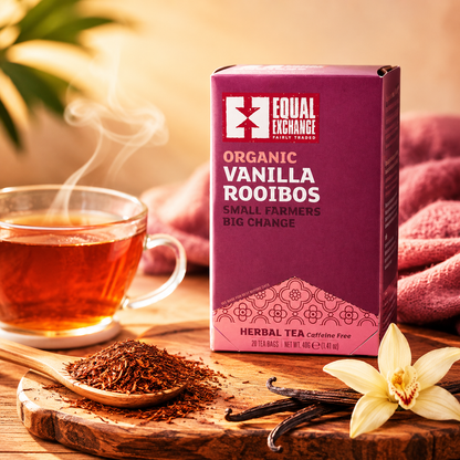 Equal Exchange Vanilla Rooibos Vanilla Organic Vanilla Rooibos Tea 20 Count