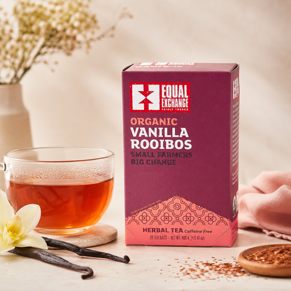 Equal Exchange Vanilla Rooibos Vanilla Organic Vanilla Rooibos Tea 20 Count