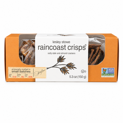 Raincoast Crisps Salty Date and Almond Crackers 5.3 Ounce
