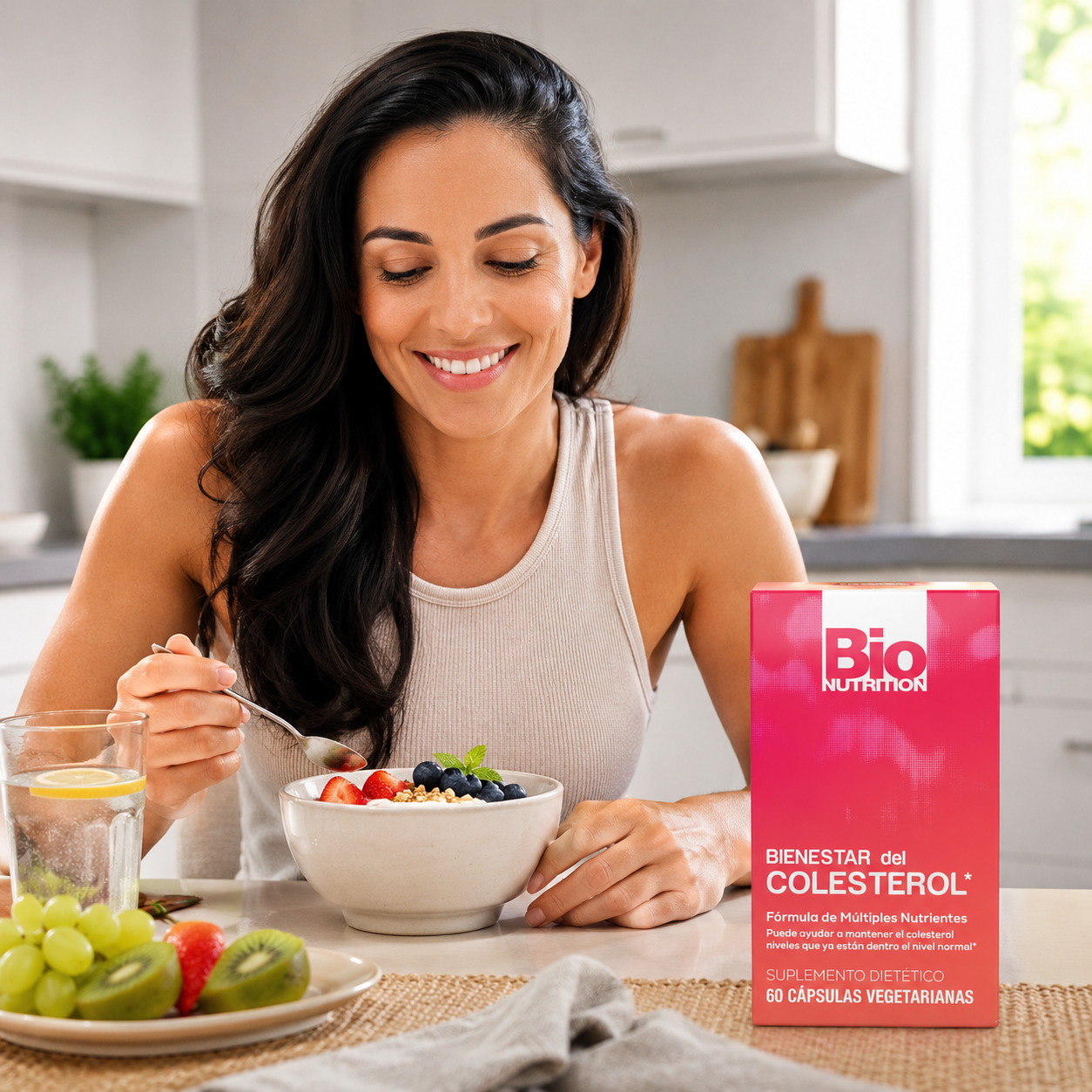 Bio Nutrition Chlolesterol Wellness 60 Vegetarian Capsules Natural Formula