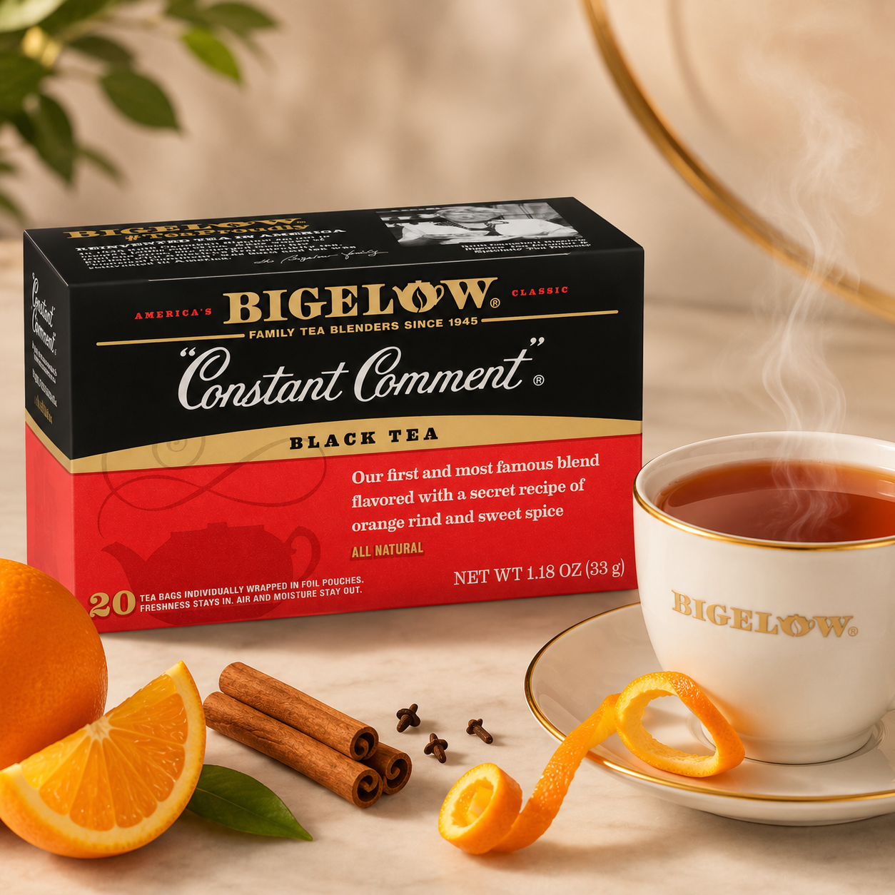Bigelow Special Blend Constant Comment Tea 2 1.18 OZ