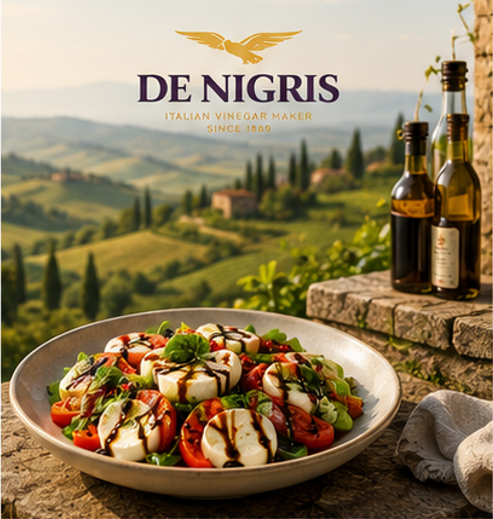 De Nigris Organic Aged Balsamic Vinegar Glaze Modena Italy 8.5 fl oz