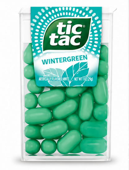 Wintergreen Wintergreen Flavored Mints Tub Low Calorie 1 oz