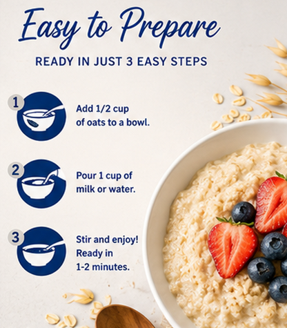 Quaker Instant Oatmeal Vanilla Flavor 100% Whole Grains Source of Fiber and Protein 34.8 oz