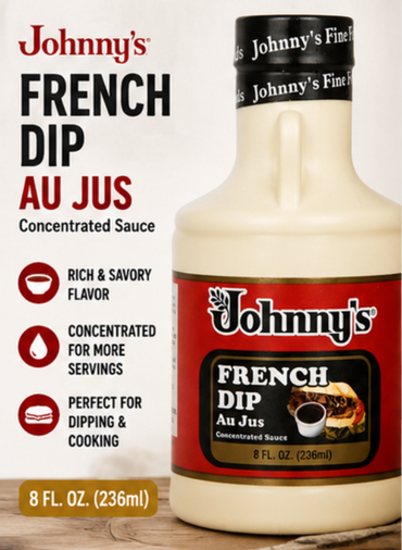 Johnny's French Dip Au Jus Concentrated Sauce 8 fl oz