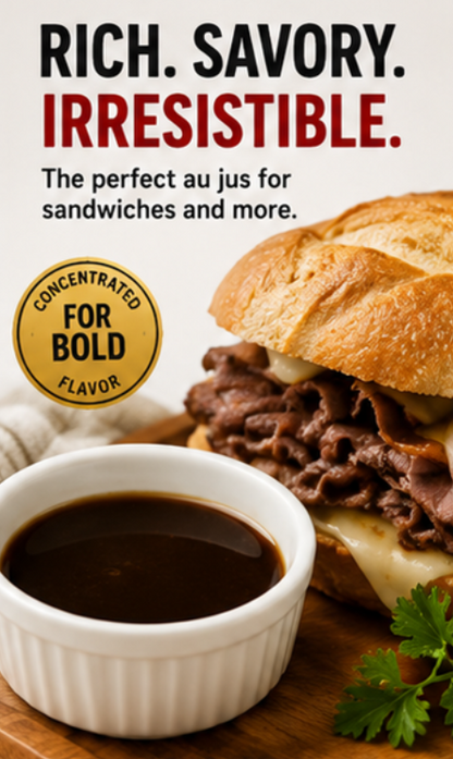 Johnny's French Dip Au Jus Concentrated Sauce 8 fl oz