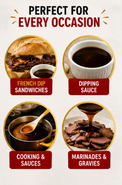 Johnny's French Dip Au Jus Concentrated Sauce 8 fl oz