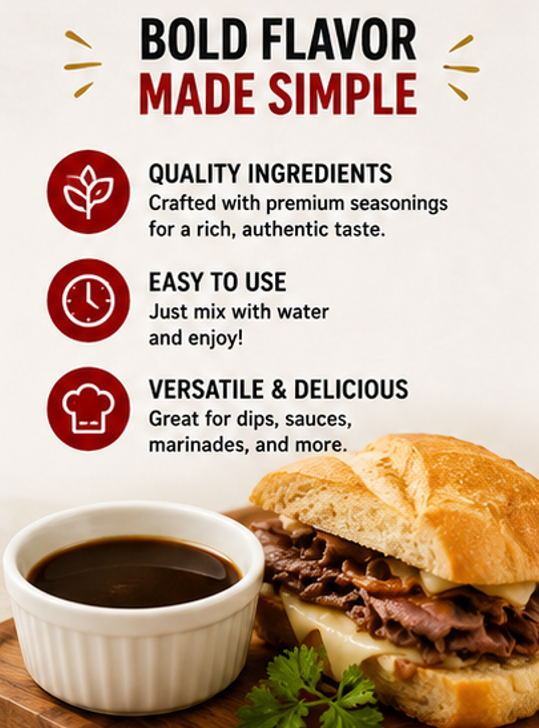 Johnny's French Dip Au Jus Concentrated Sauce 8 fl oz