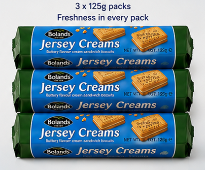 Bolands Jersey Creams Irish Butter Flavored Cream Filled Biscuits per bag 4.41 oz