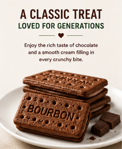 Bolands Bourbon Creams Irish Cookies Biscuits Each Bag 4.41 oz