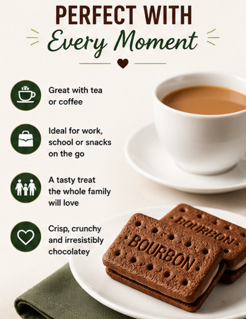 Bolands Bourbon Creams Irish Cookies Biscuits Each Bag 4.41 oz
