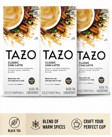 TAZO Chai Tea Latte Concentrate 32 fl oz
