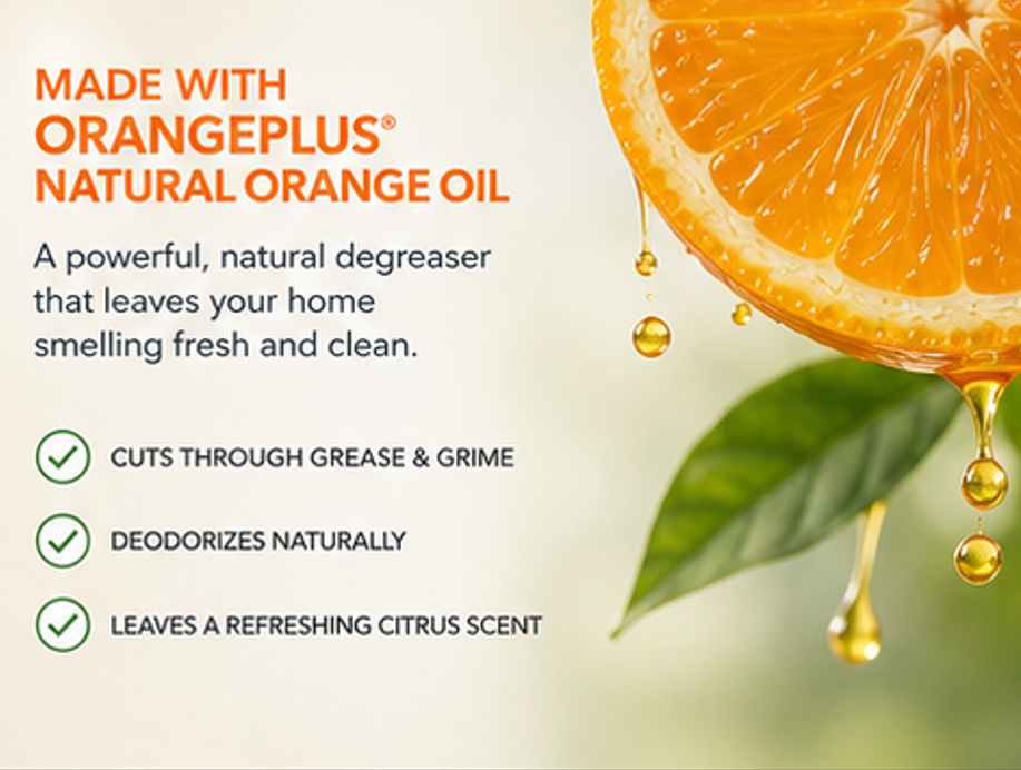 Earth Friendly Products All Purpose Spray Cleaner Orange Scent Multi-Surface Cleaner Plant-Based Formula 22 oz