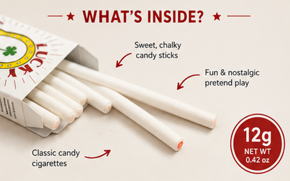 World's King Size Candy Cigarettes Sugar Candy 12 Packs