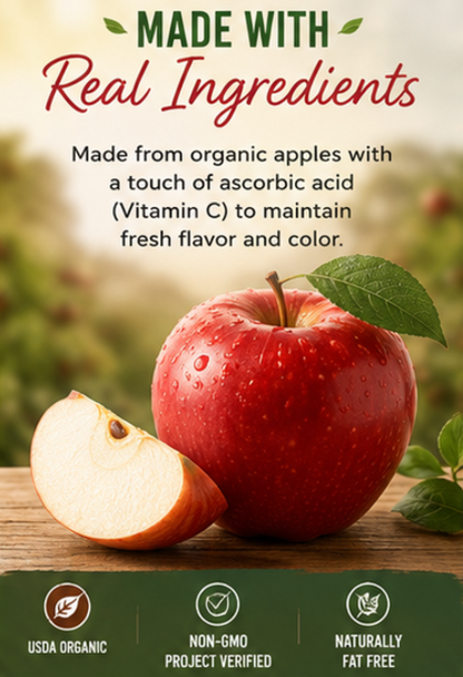 Santa Cruz ORGANIC Apple Sauce 6- Cups 4 oz