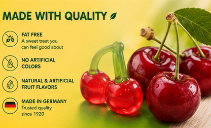 Haribo Twin Cherries Gummies Cherry Flavored 5 oz