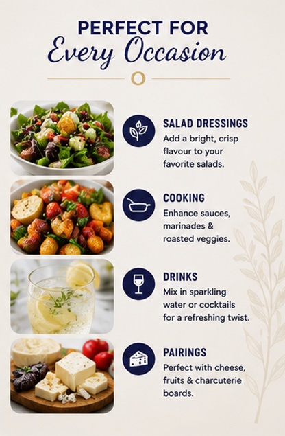 O Olive Oil California Champagne Vinegar 10.1 fl oz
