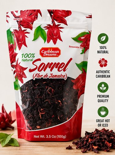 Caribbean Dreams Sorrel Dried Plant 3.5 oz