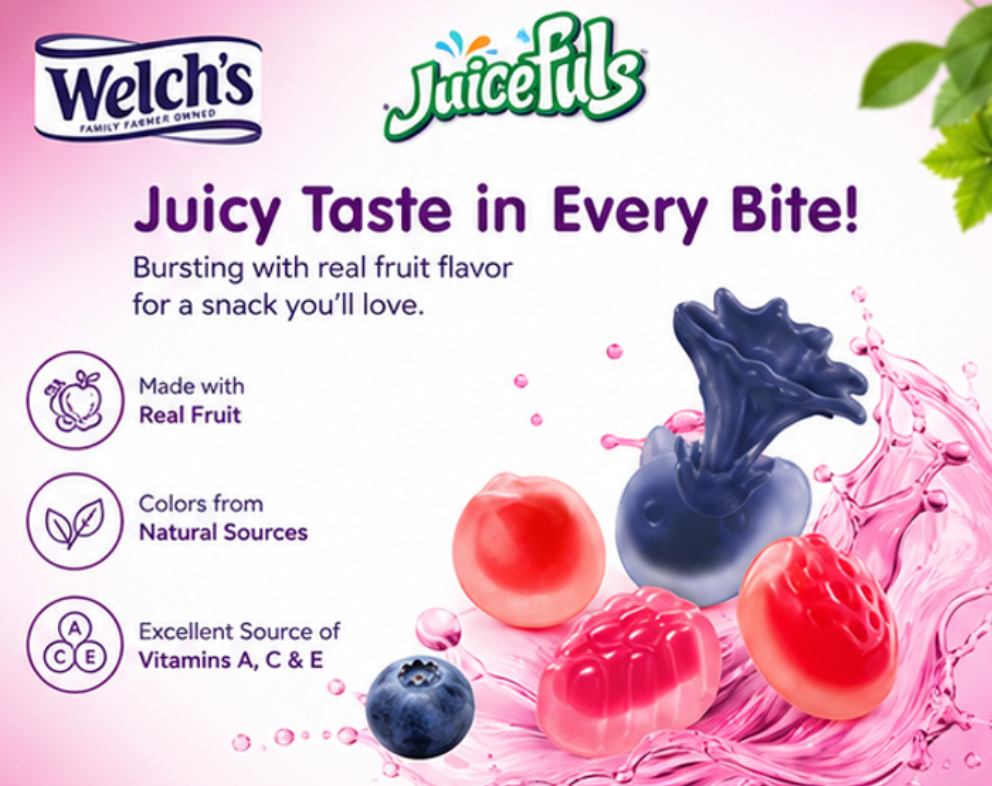 Welch's Juicefuls Berry Blast Fruit Snacks 4 oz