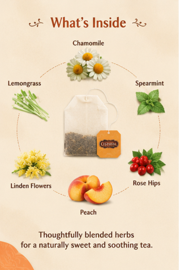 Celestial Seasonings Herbal Tea Sleepytime Peach (Pack of 2)
