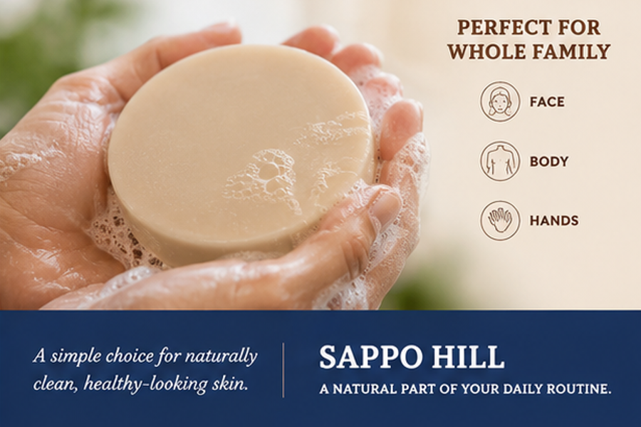 Sappo Hill Soapworks Glycerine Soap Bar Almond Bars 3.5 oz