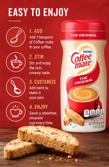 Nestle Carnation Coffee-Mate Non-Dairy Powder Creamer 11 oz