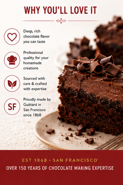 Guittard Cocoa Powder Unsweetened Rouge Red Dutch Process Can 8 oz Guittard