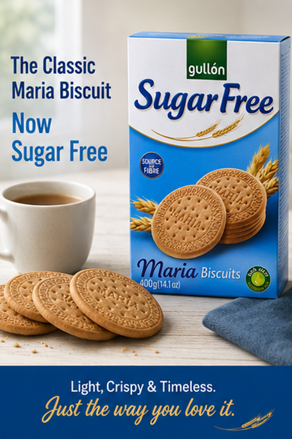 Gullon Sugar Free Maria Biscuits 400g