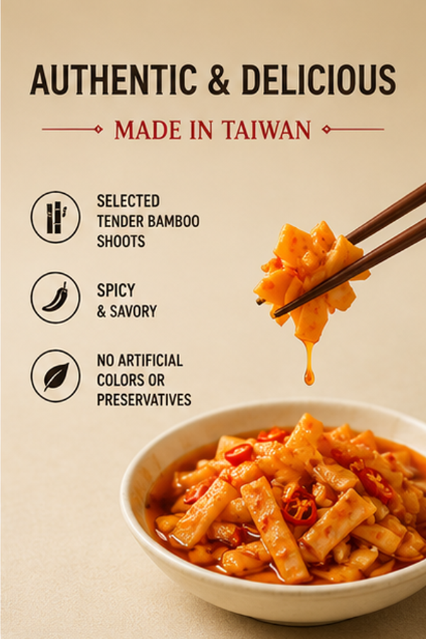 Master Sauce Preserved Crispy Chili Bamboo Shoot in Soybean Oil 12 oz