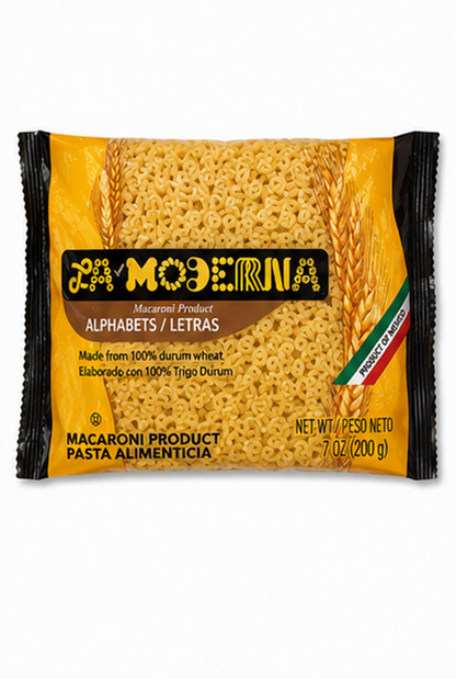 La Moderna Alphabets Pasta Alfabeto Pasta 7.05 oz (Pack of 3)