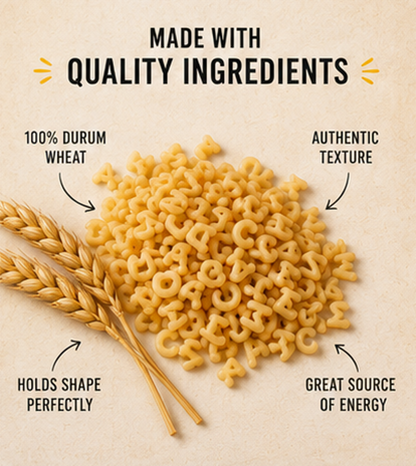 La Moderna Alphabets Pasta Alfabeto Pasta 7.05 oz (Pack of 3)
