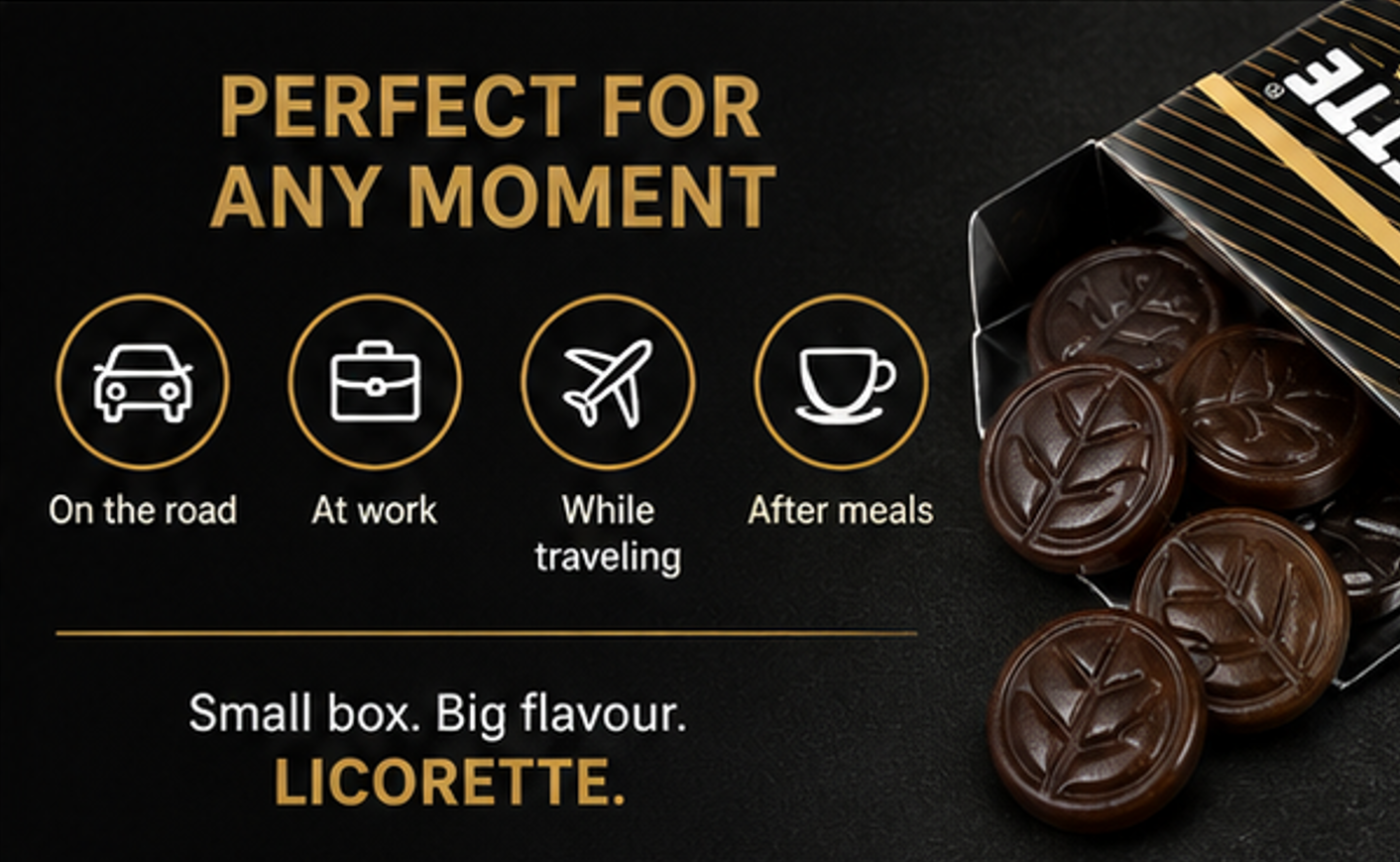 LICORETTE Sugar Free Hard Candy 0.88 oz Boxes