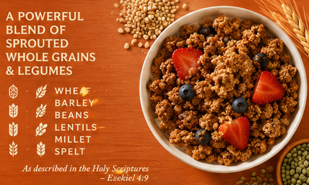 Food For Life Organic Ezekiel 4:9 Sprouted Whole Grain Cereal Original 16 oz