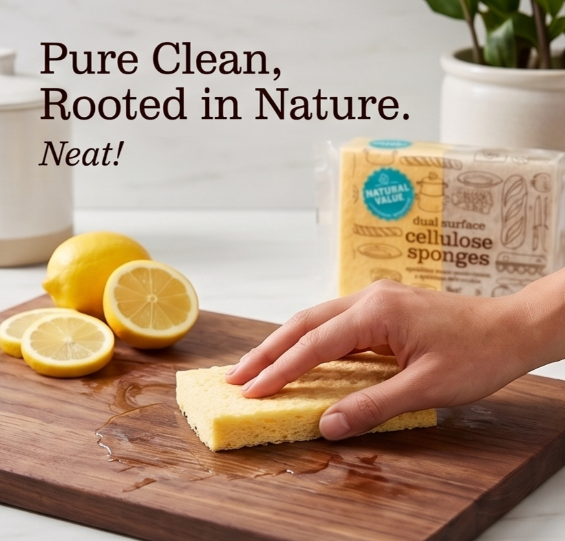 Natural Value Sponges, 4 Count Natural Value