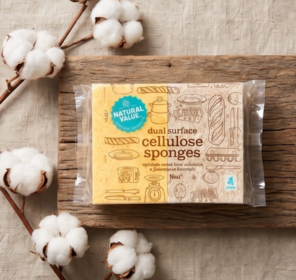 Natural Value Sponges, 4 Count Natural Value