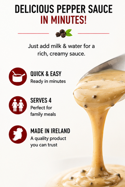 GREAT BRITISH TRADING LIMITED Pepper Sauce Sauce Mix from Ireland 0.8 oz